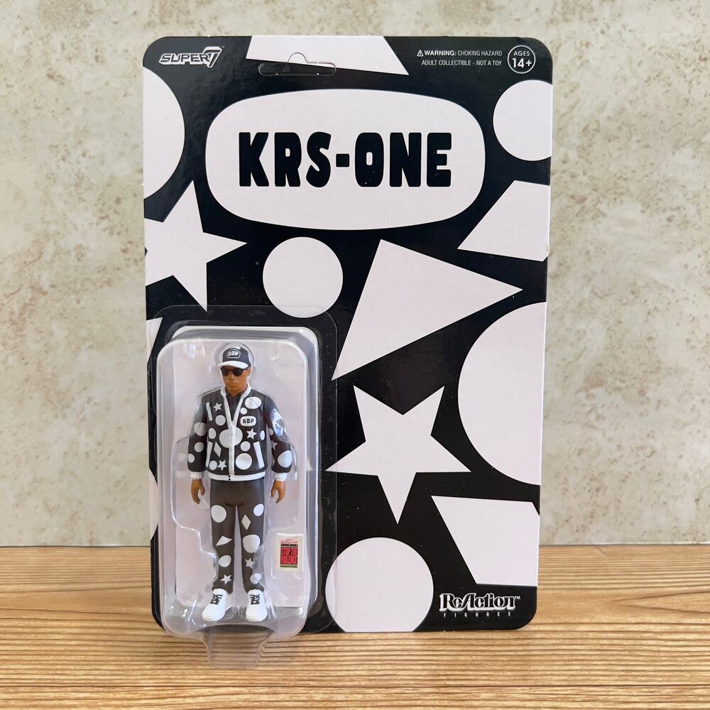 Super7 ReAction KRS-One Self Destruction Collectible Figure